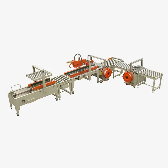 Carton Sealing Strapping Packaging Line series — view 3 of 4