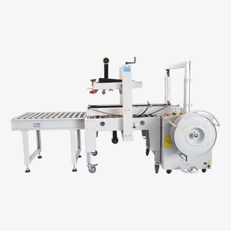 Automatic Carton Sealing Strapping Packaging Line SEA-310 — view 2 of 3