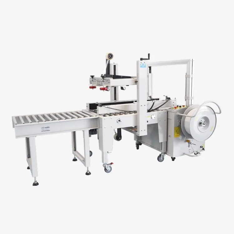 Automatic Carton Sealing Strapping Packaging Line SEA-310 — view 3 of 3