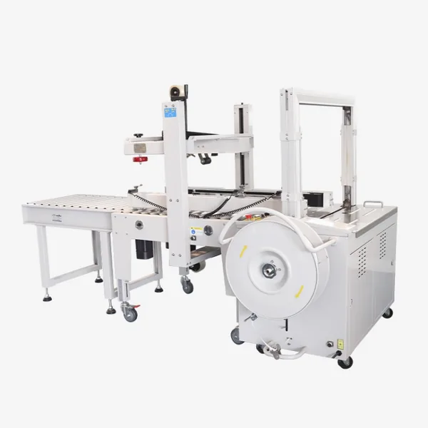 Automatic Carton Sealing Strapping Packaging Line SEA-310